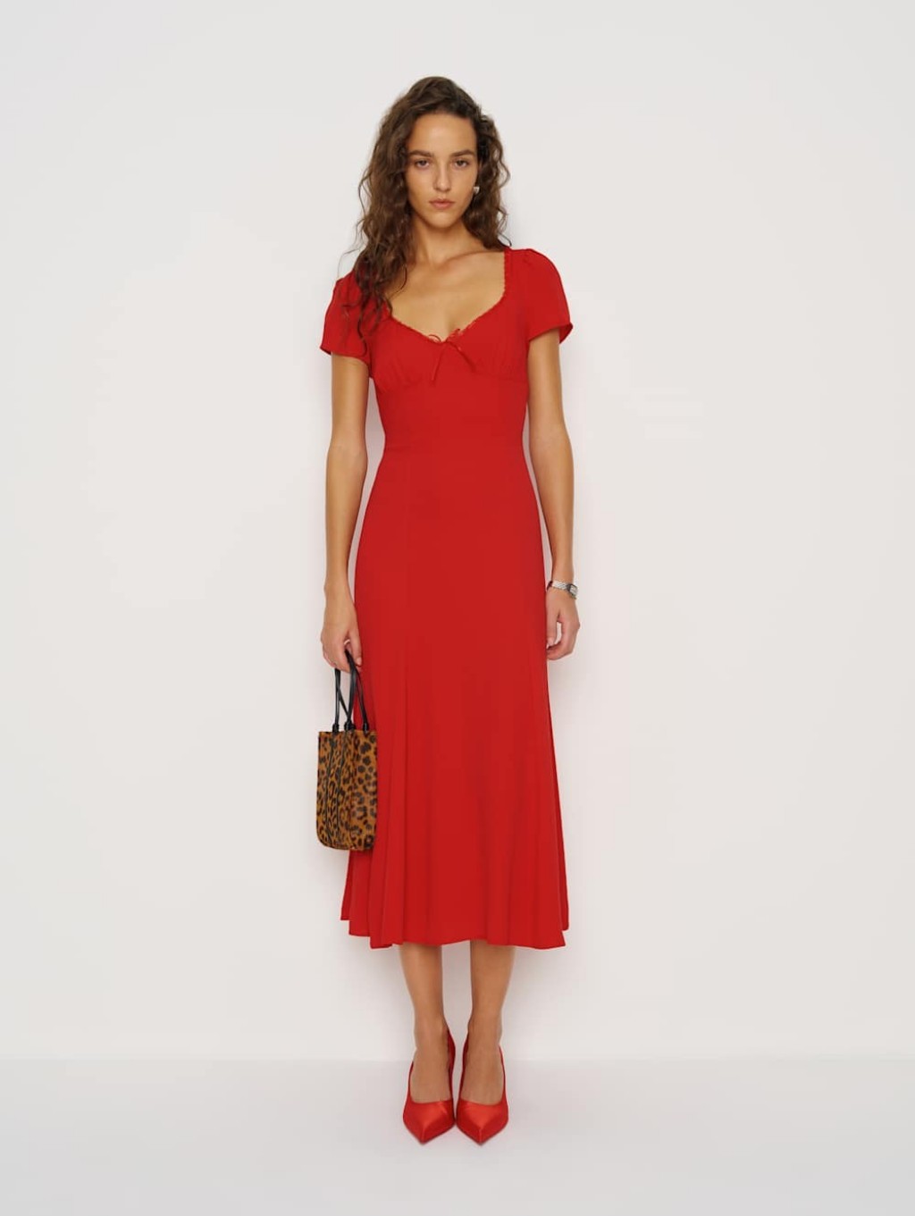 Reformation Red Maxi Dress